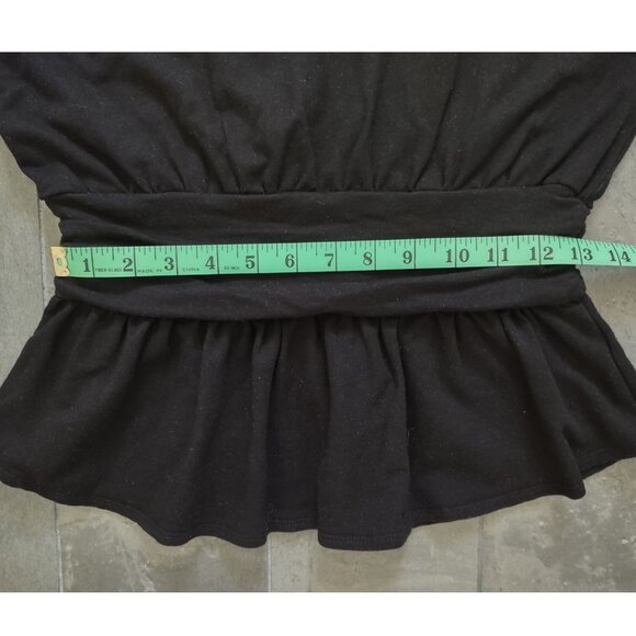 Anthropologie Postmark black peplum top - S - Picture 7 of 8